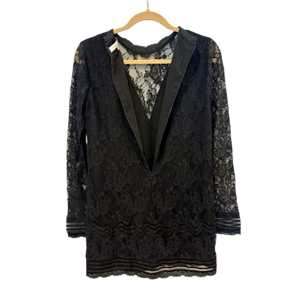 Lovers + Friends Lorde Dress in Night Elegant Black Lace Dress - Picture 5 of 11